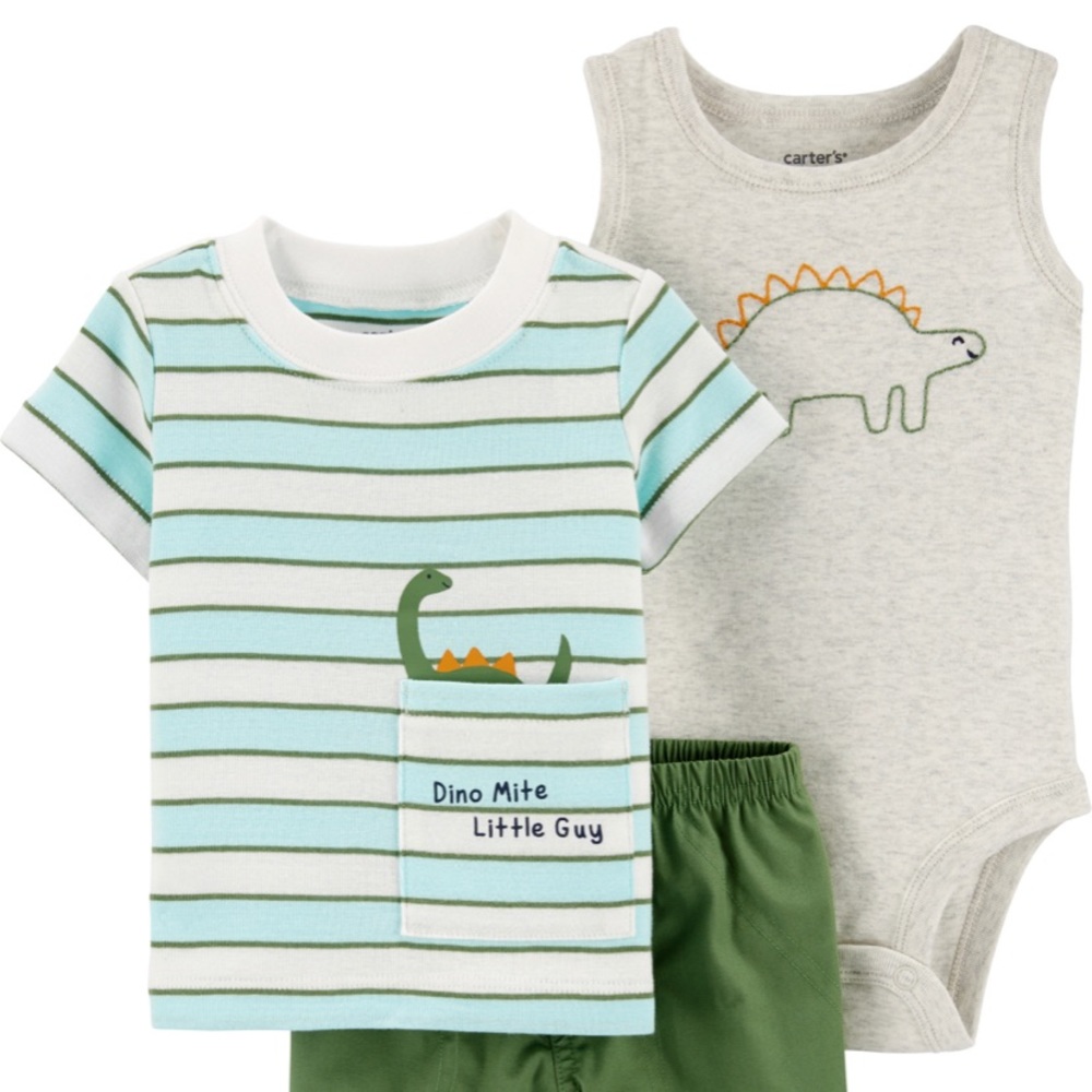 NWT “Dino Mite” 3 piece outfit